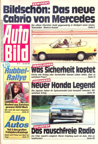 Deckblatt Auto Bild (17/1991)